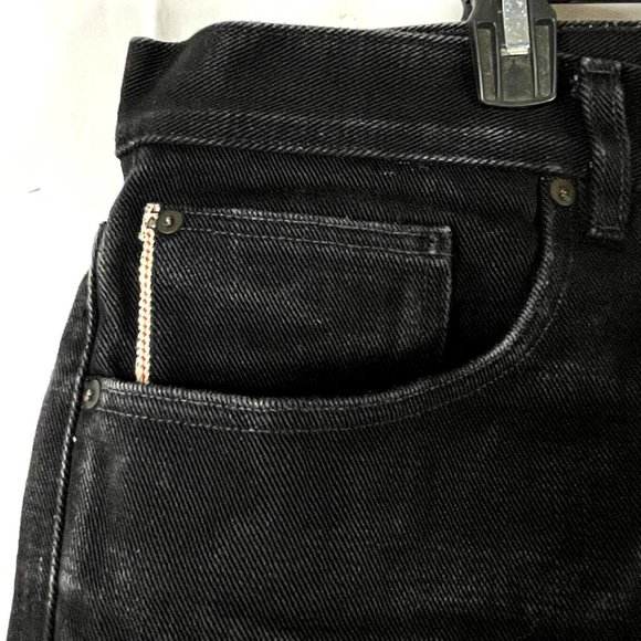 Brave Star Double Black 21.5 oz Heavyweight Selvage Denim Jeans 42 x 36 True Fit - Picture 8 of 15